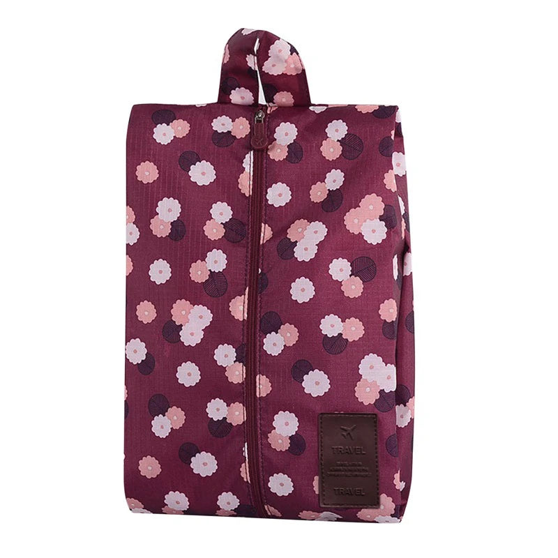 2/3PCS Travel Shoe Bags Dust Proof Portable Storage Bag Simple Single Layer Multi Purpose Sundries Organizer for Luggage Packing Peaceful Pleasures Health and Wellness Burgundy 10pcs