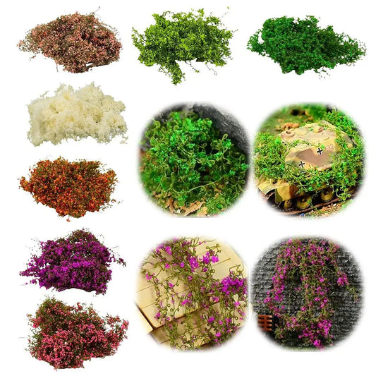Simulation Miniature Cotton Thread Vine Leaves Model Materials Diy Micro Landscape Wall Plants Layout Accessory Diorama Kits Peaceful Pleasures Health and Wellness