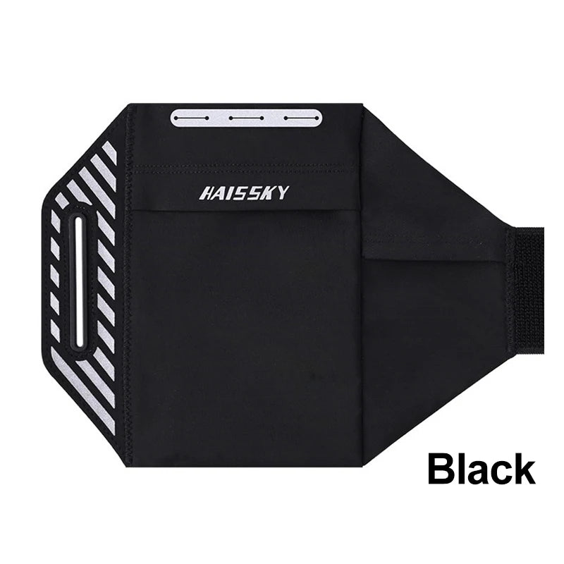 cell phone armband for running armband cell phone case Sport phone armband arm bag for men Sports Accessories Mobile phone pouch Peaceful Pleasures Health and Wellness Black