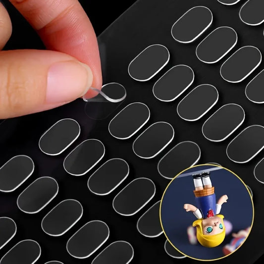 Transparent Double-sided Tape Pads Non-marking Anti-skid Adhesive DIY Peaceful Pleasures Health and Wellness