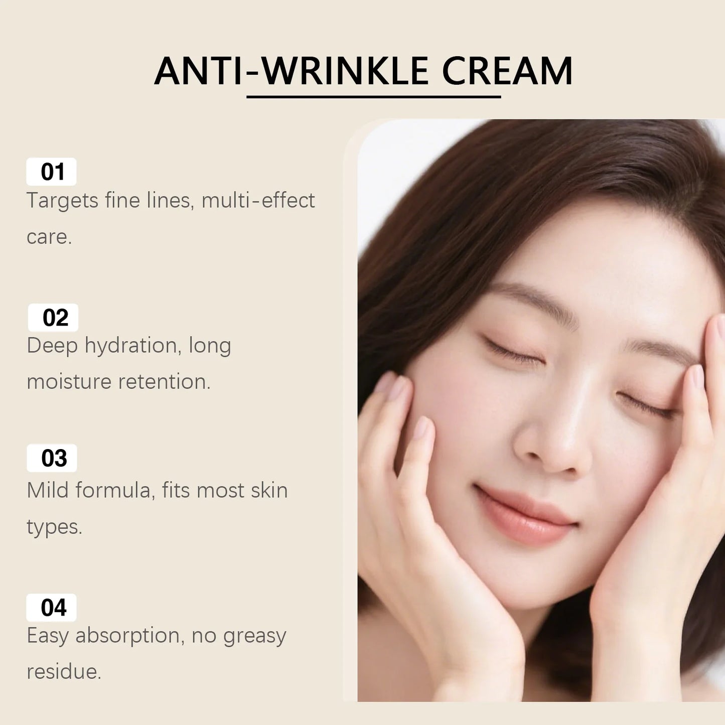 Retinol Skincare Set – Anti-Wrinkle Cream, Serum & Eye Balm