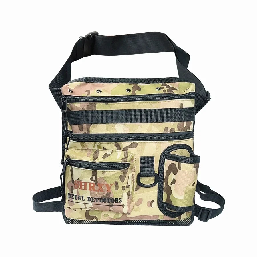 Hot Sell New Metal Detector Finds Bag All Terrain Garden Detecting Pouch Accessories Digger Tools Bag Peaceful Pleasures Health and Wellness camo