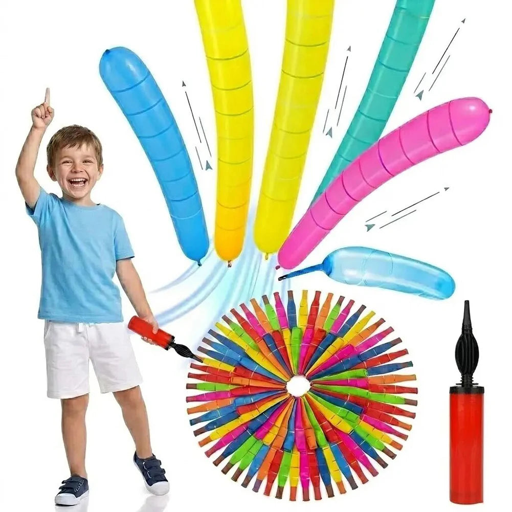 Rocket-Balloons,Long Strip Balloons That Can Ascend Into The Sky,Long Flying Balloons For Party,Birthday Party Celebrations Peaceful Pleasures Health and Wellness