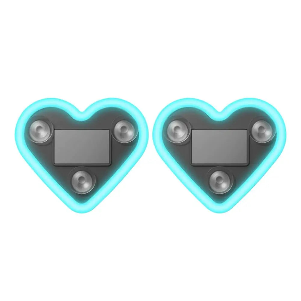 Solar Heart LED Car Window Light | IP65 Waterproof 1-2 Pack