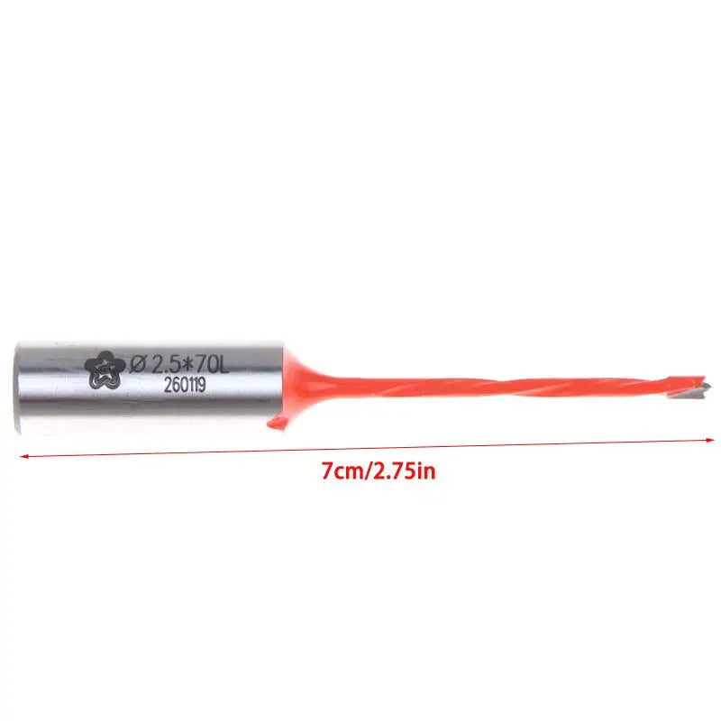 TCT Drill Bit 2.5x70mm Tungsten Carbide Tipped 10mm Shank