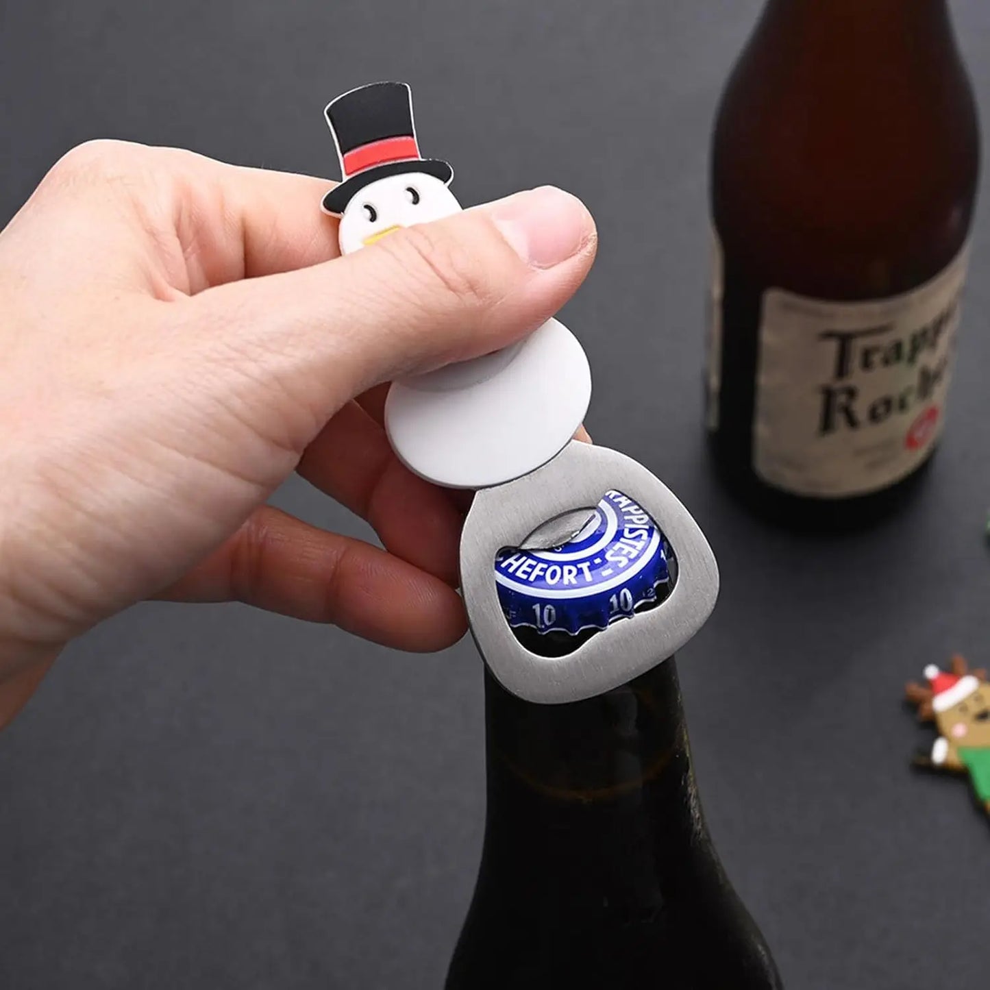 Christmas Bottle Openers – Santa, Snowman & Xmas Tree Designs