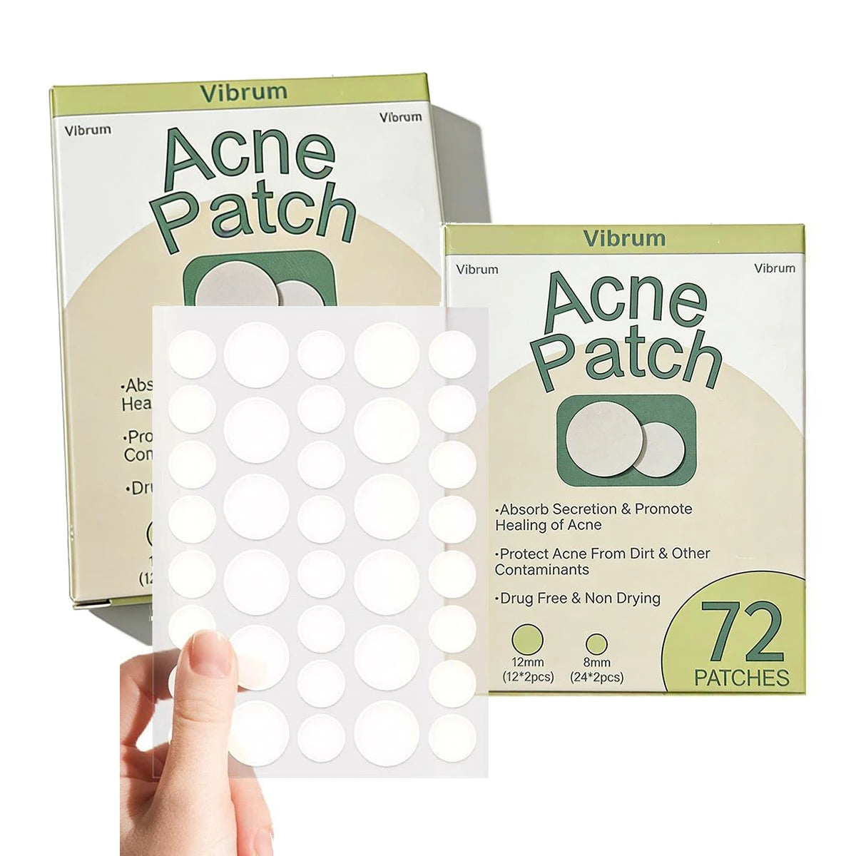 Invisible Pimple Patches with Tea Tree Oil – Hydrocolloid Acne Patches & Blemish Dots (72 or 288 Count) Peaceful Pleasures Health and Wellness