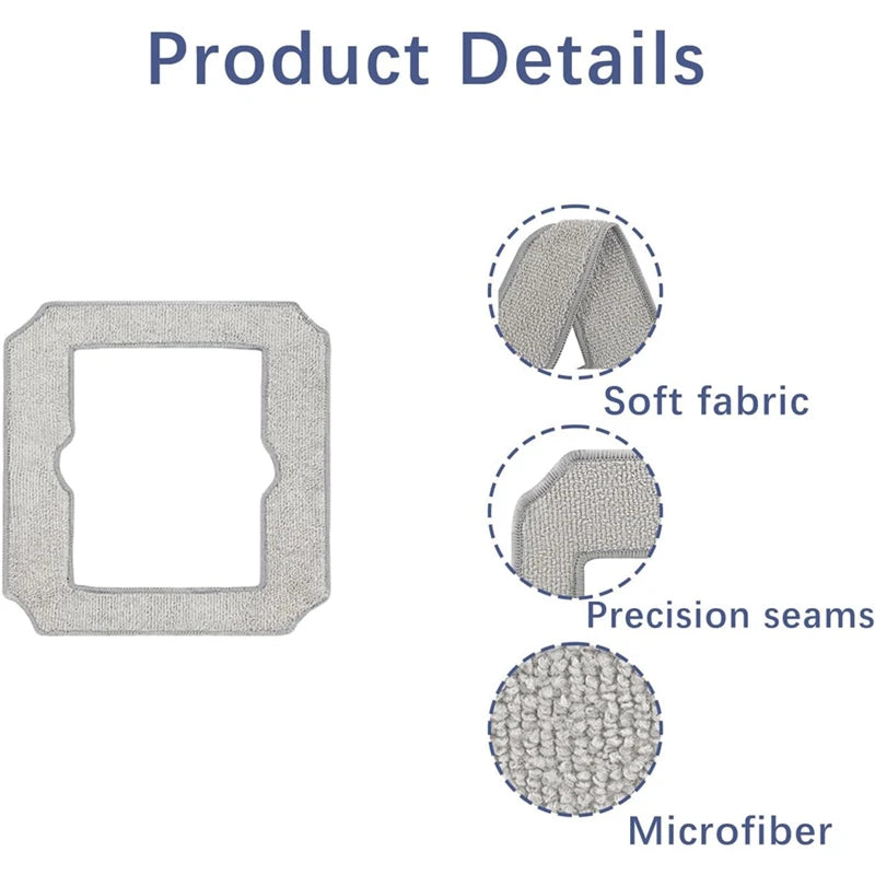 ECOVACS Winbot Mini W-CC02-0012 Washable Mop Pads 8-Pack