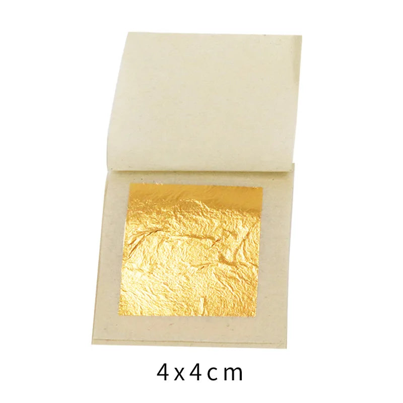 Imitation Gold Leaf Sheets – Metallic Foil for Gilding & Crafts