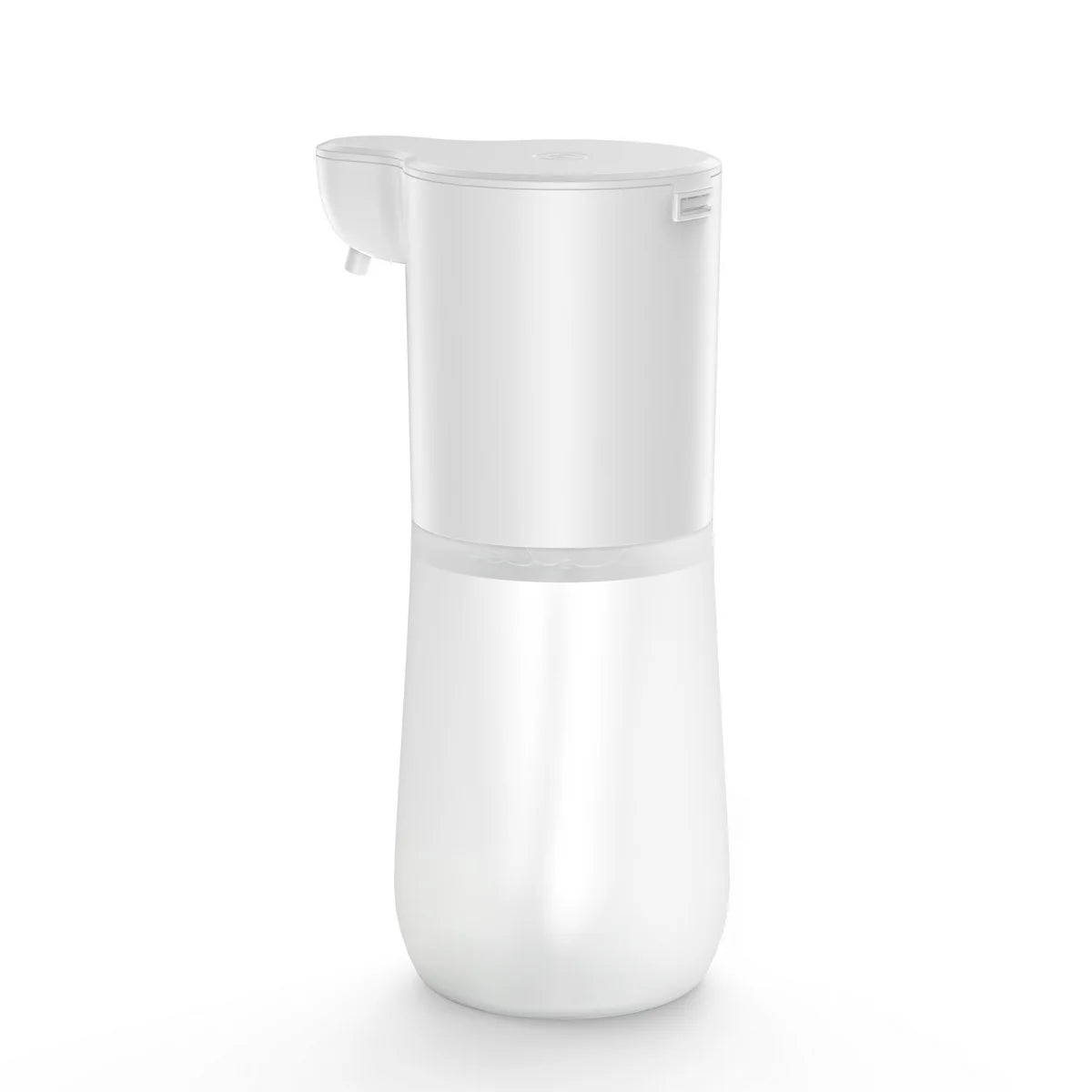 Automatic Induction Soap Dispenser for Household Use Contactless Foam Cleaning Smart Alcohol Spray Phone Washer Peaceful Pleasures Health and Wellness whtie