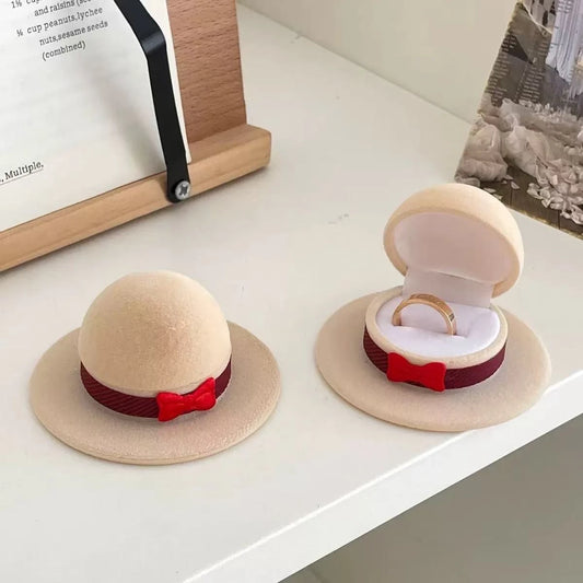 Woody Hat Ring Box | Creative Proposal & Valentine's Gift Jewelry Gift Box Peaceful Pleasures Health and Wellness