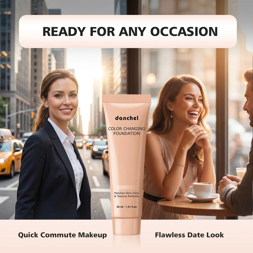 Color Changing Foundation Nourish Repair Skin Deep Hydration Brighten Even Tone Natural Matte Makeup Effect Concealer Foundation Peaceful Pleasures Health and Wellness