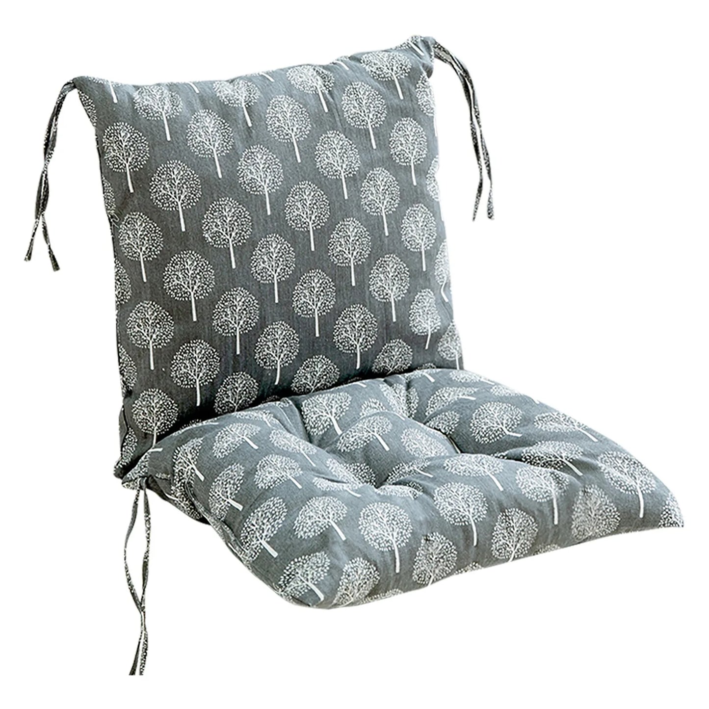 Printed Cotton Chair Cushion – Thick Dining & Home Seat Pad