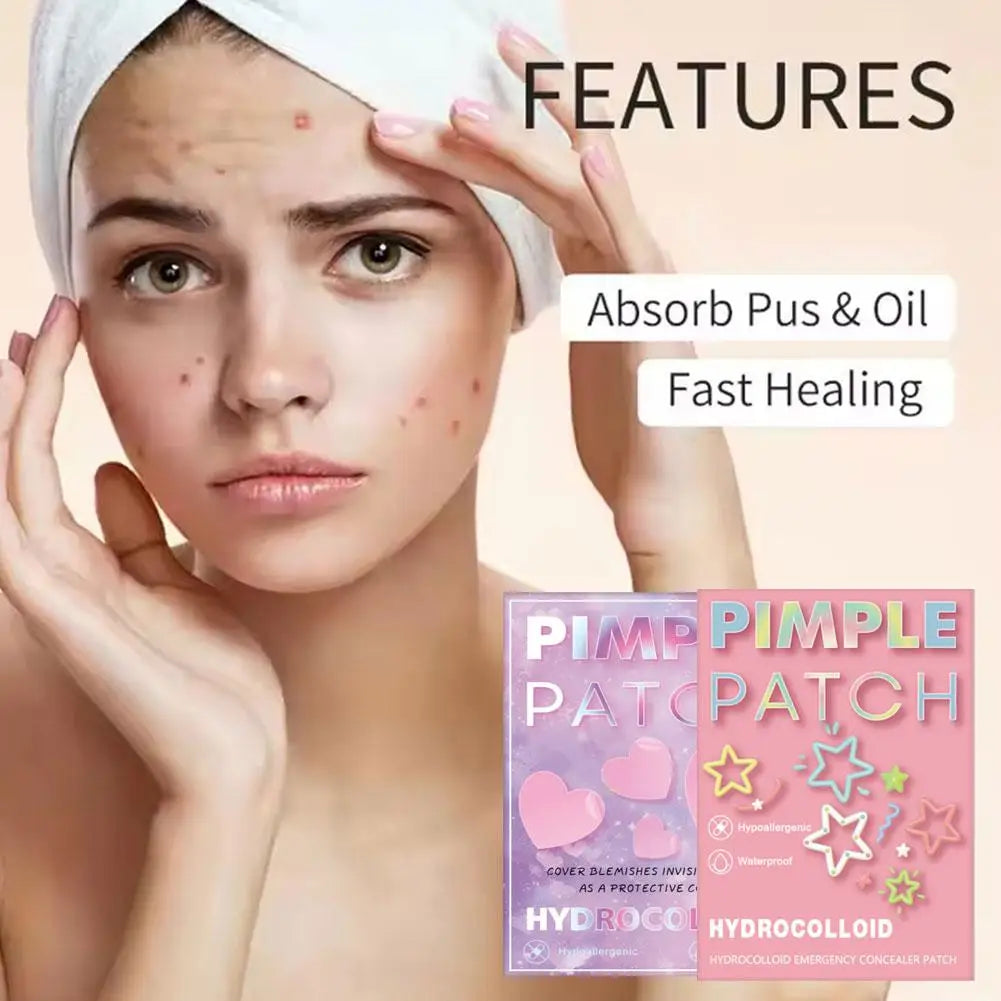 Fragrance-Free Acne Patches – 1260+ Pimple Stickers Daily Use