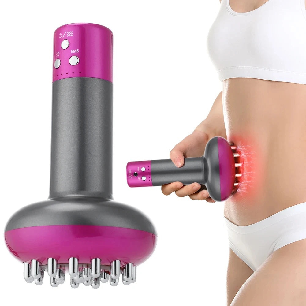 3-in-1 Electric Gua Sha Tool with Function - Rechargeable Body Massager for Skin Tightening, Sculpting and Lymphatic Flow Peaceful Pleasures Health and Wellness