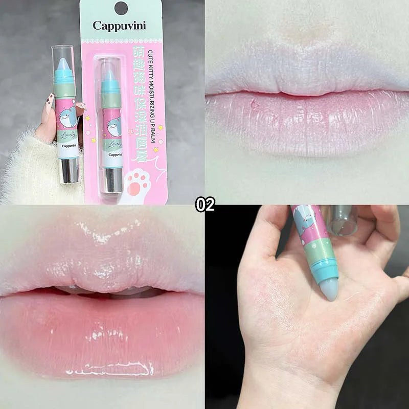 Cappuvini Cat Lip Balm – Natural Moisturizing & Anti-Chap