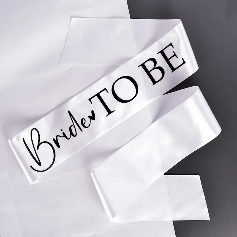 Bridal Party Sash | Bride, Bridesmaid, Maid of Honor & More Bridal Party Sash Peaceful Pleasures Health and Wellness bride to be