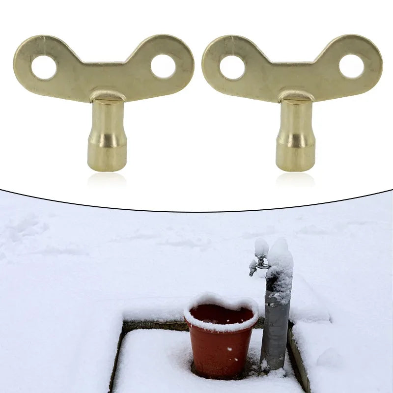 2-Pack Iron Radiator Bleed Key Wrench Set – Air Valve Tool