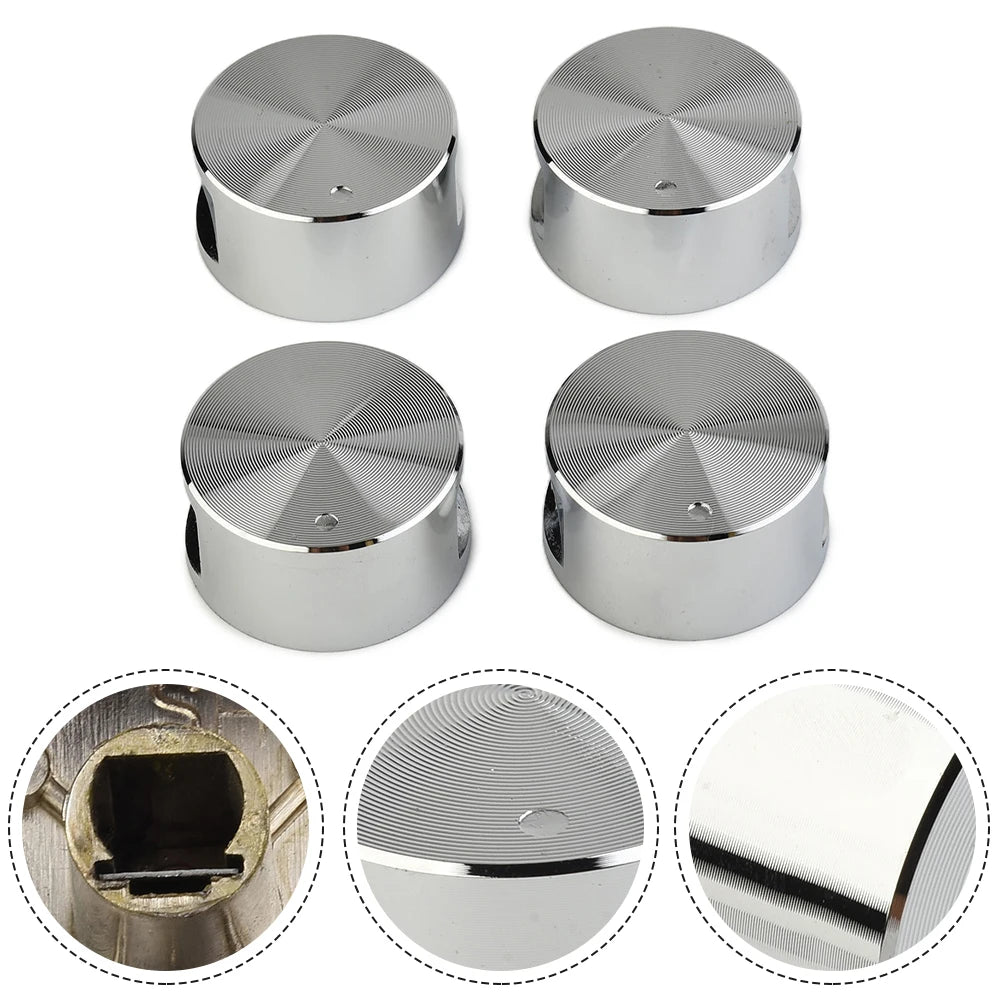 Rotary Switches Gas Cooktop Handle Round Knob Zinc Alloy Kitchen