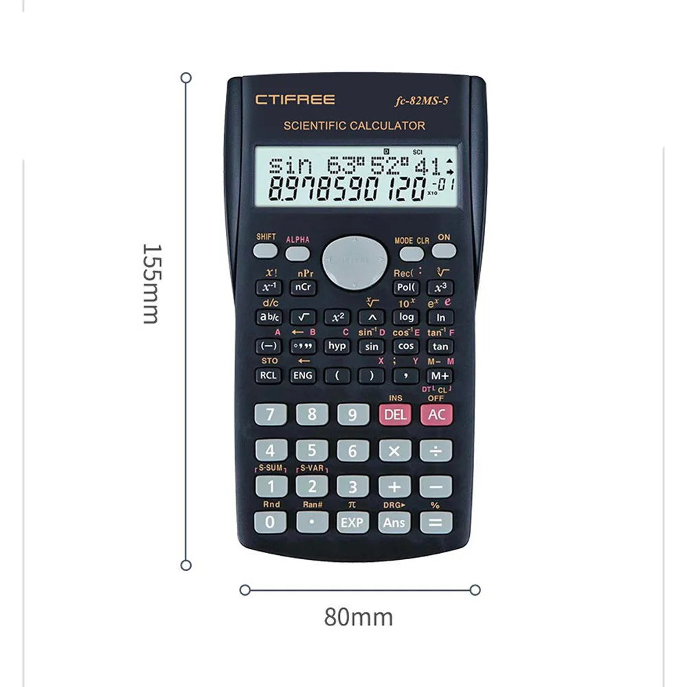 Scientific Calculator Exam-ready Multifunctional Large Display