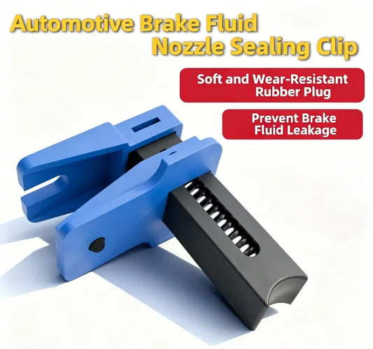 4-Piece Brake Line Stopper Clamp Set | No-Leak Fluid Plug Tool Brake Line Plug Tool Peaceful Pleasures Health and Wellness