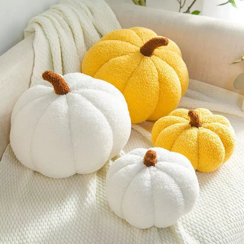 3D Pumpkin Plush Pillow | Fall Halloween Thanksgiving Décor