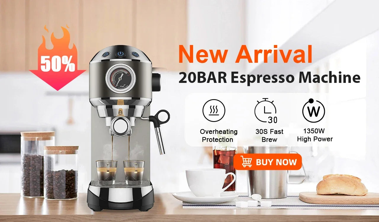 BioloMix Automatic Burr Mill Coffee Grinder – 30 Settings Coffee Grinder Peaceful Pleasures Health and Wellness