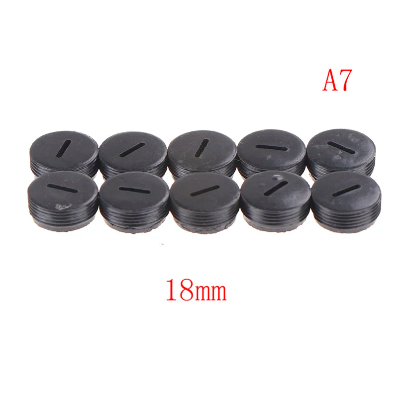 10Pcs Carbon Brush Holder Caps 12–22mm | Power Tool Covers