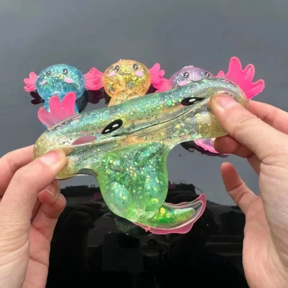 Salamander Squishy Fidget Toy | Stretchy Slow-Rise Squeeze Fun