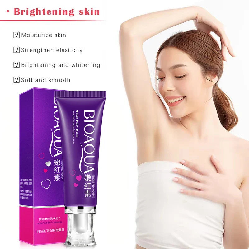 BIOAOUA Body Brightening Cream – Underarms, Knees & Legs 50g
