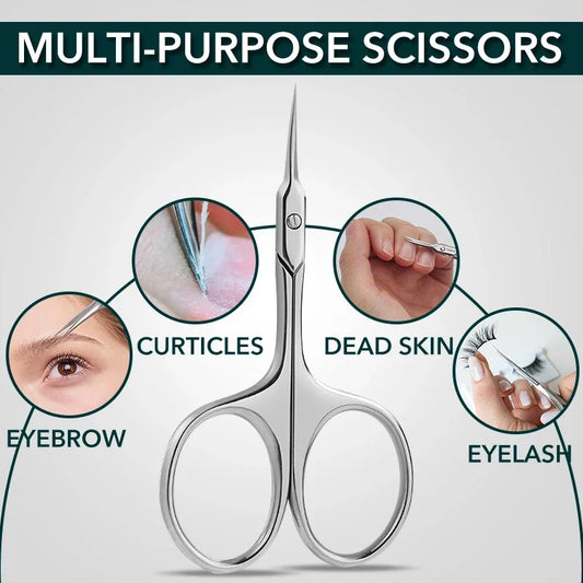 Curved Stainless Steel Cuticle Scissors – Nail & Brow Tool Cuticle Scissors Oasis Select