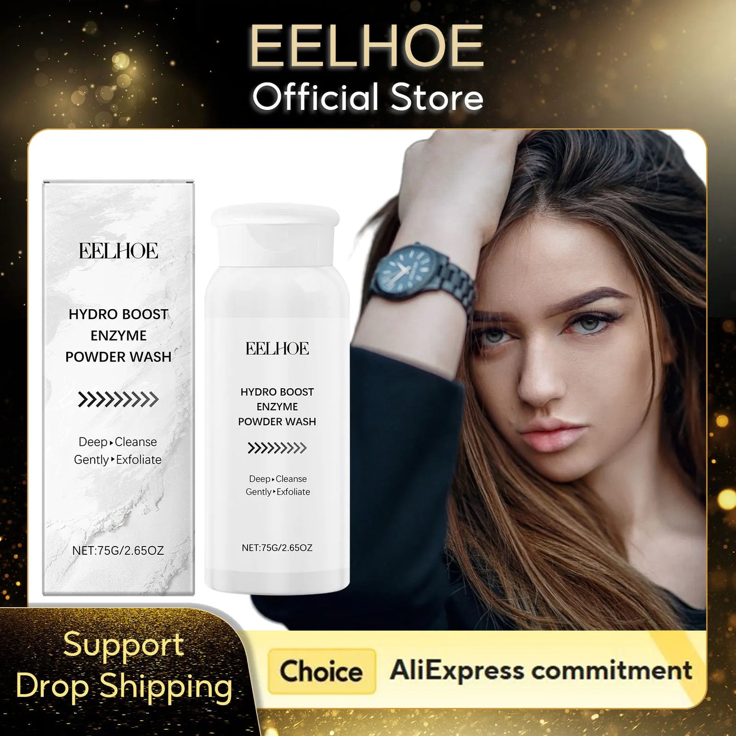 EELHOE Enzyme Face Cleansing Powder – Oil Control & Pore Care