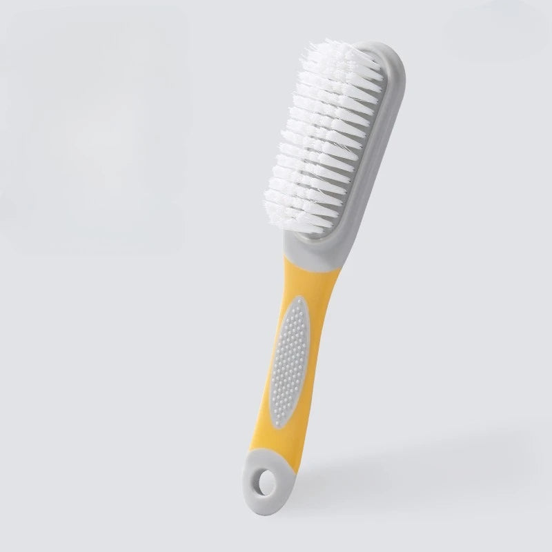 Long-Handle Soft Bristle Shoe Brush | Multifunctional Cleaner Shoe Cleaning Brush Peaceful Pleasures Health and Wellness Yellow