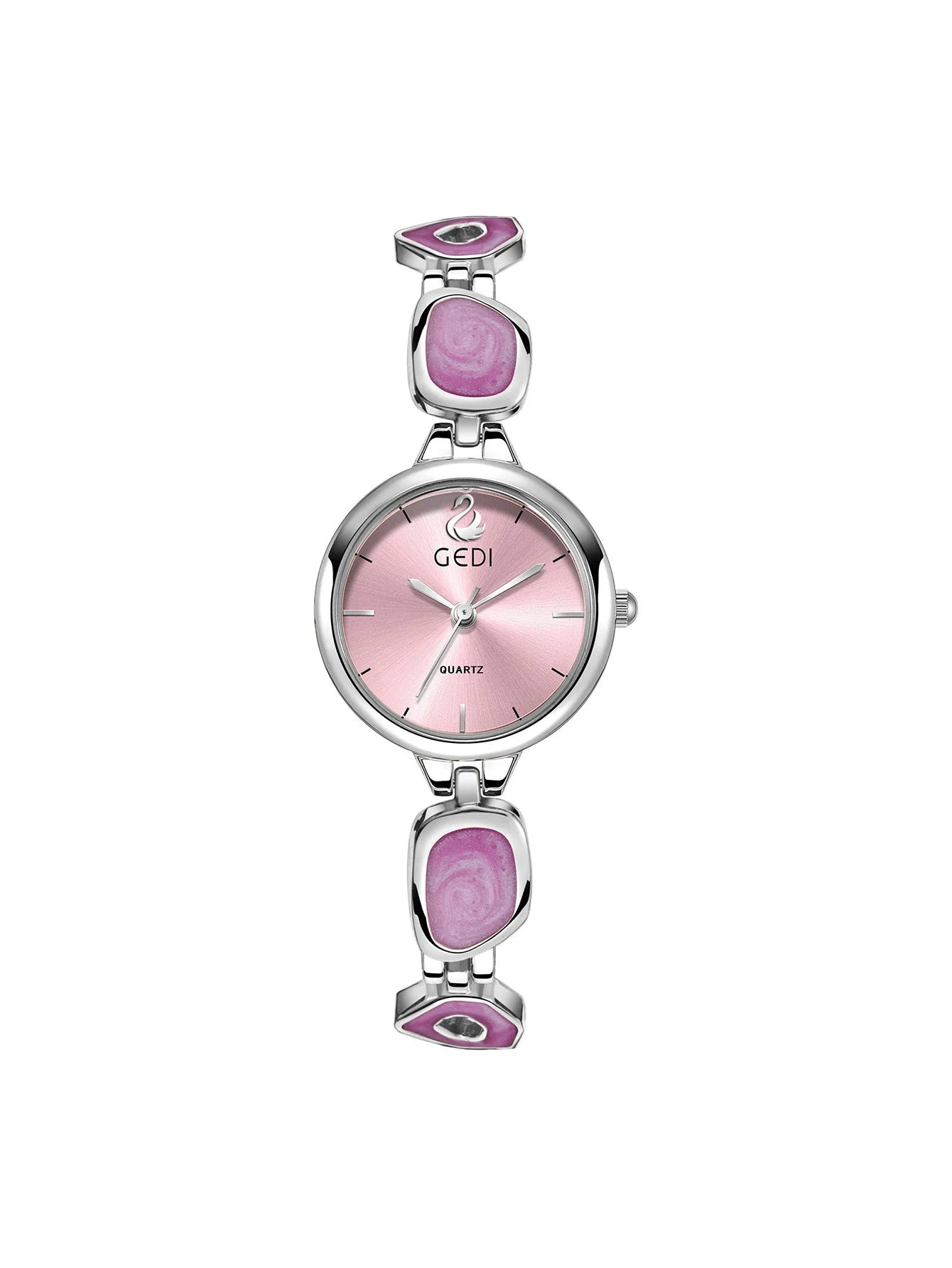 Versatile Fashionable Women Watch Women Hand Style Women Light Luxury Niche Small Exquisite Simple High End Regular Quartz Watch Peaceful Pleasures Health and Wellness pink 1