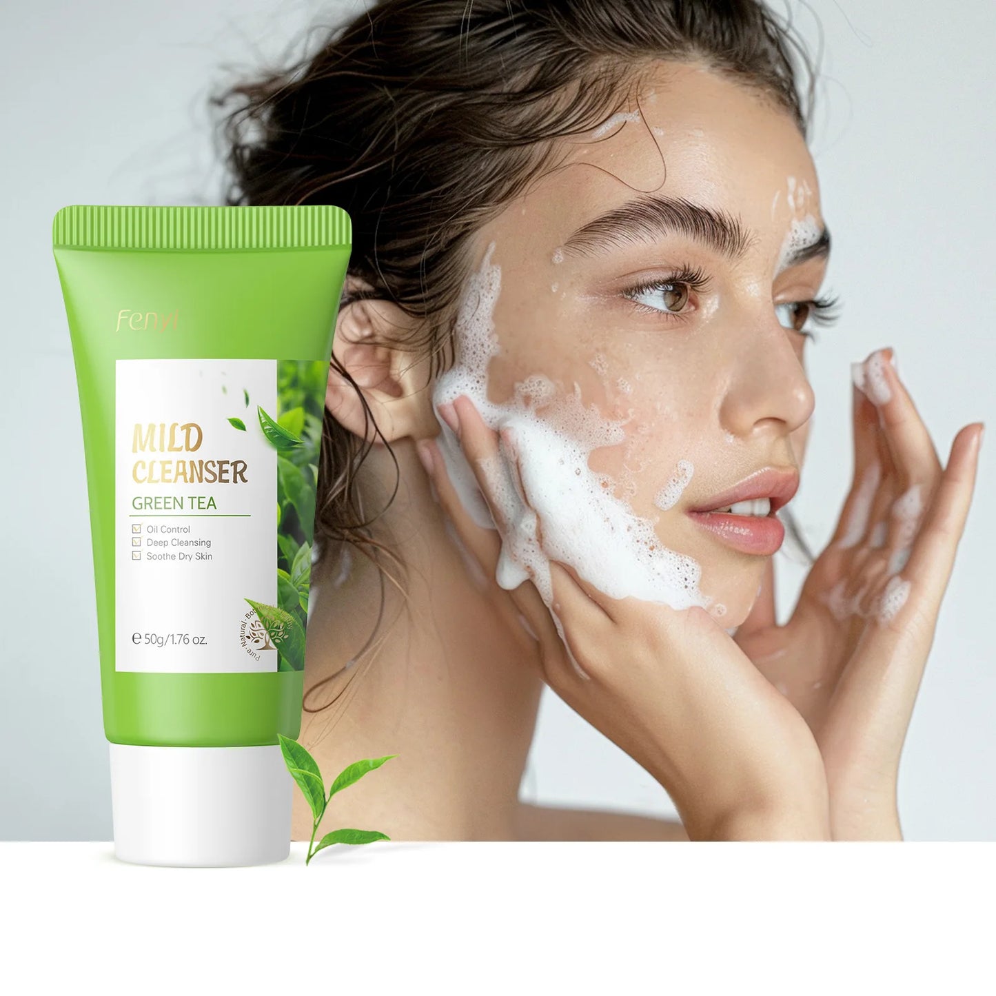BIOAOUA Vitamin C Sakura Foam Face Wash – Brightening Cleanser