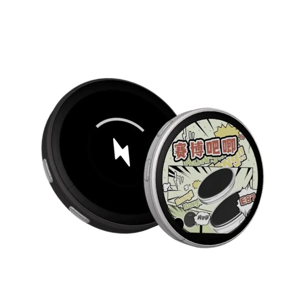 Cyberbaji 1.7" HD Bluetooth LED Display Badge | Touch Screen