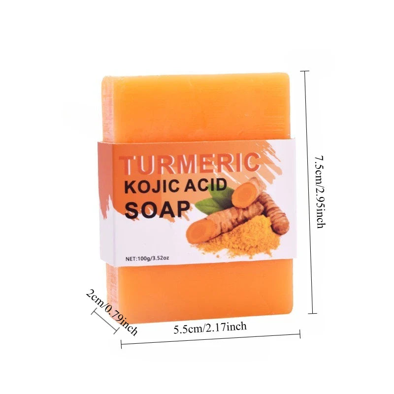 Ginger Papaya Lemon Natural Soap Set – 3 Bars, All Skin Types