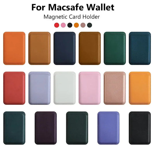 2026 Top Selling！Phone Accessories Magnetic Wallet Holder Leather Case For iPhone13/12/14/15/16/17 Pro Max Phone Card Holder Peaceful Pleasures Health and Wellness