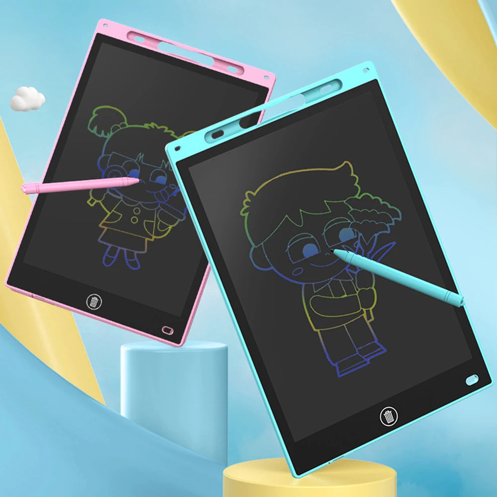 12" LCD Writing Tablet & Drawing Board for Kids – Erasable