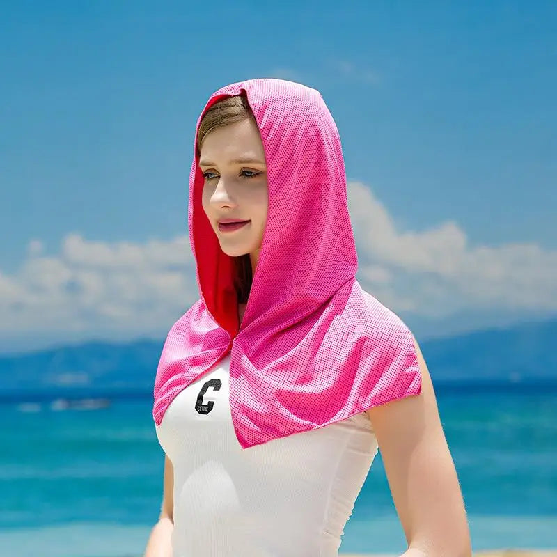 Women's Cooling Sun Hood – Breathable Mesh Neck & Face Cover