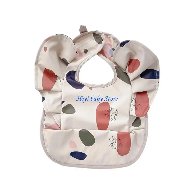 Angel Wing Flying Sleeve Baby Bib | Waterproof Catcher Bib