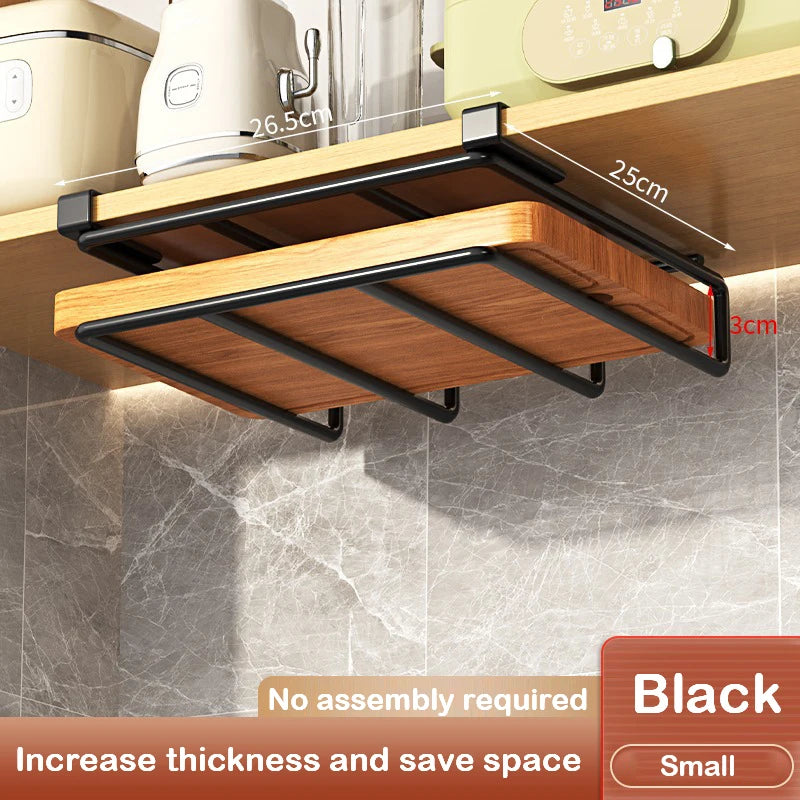 Under Cabinet Basket Storage Shelf & Organizer Rack – Kitchen, Office & Bathroom