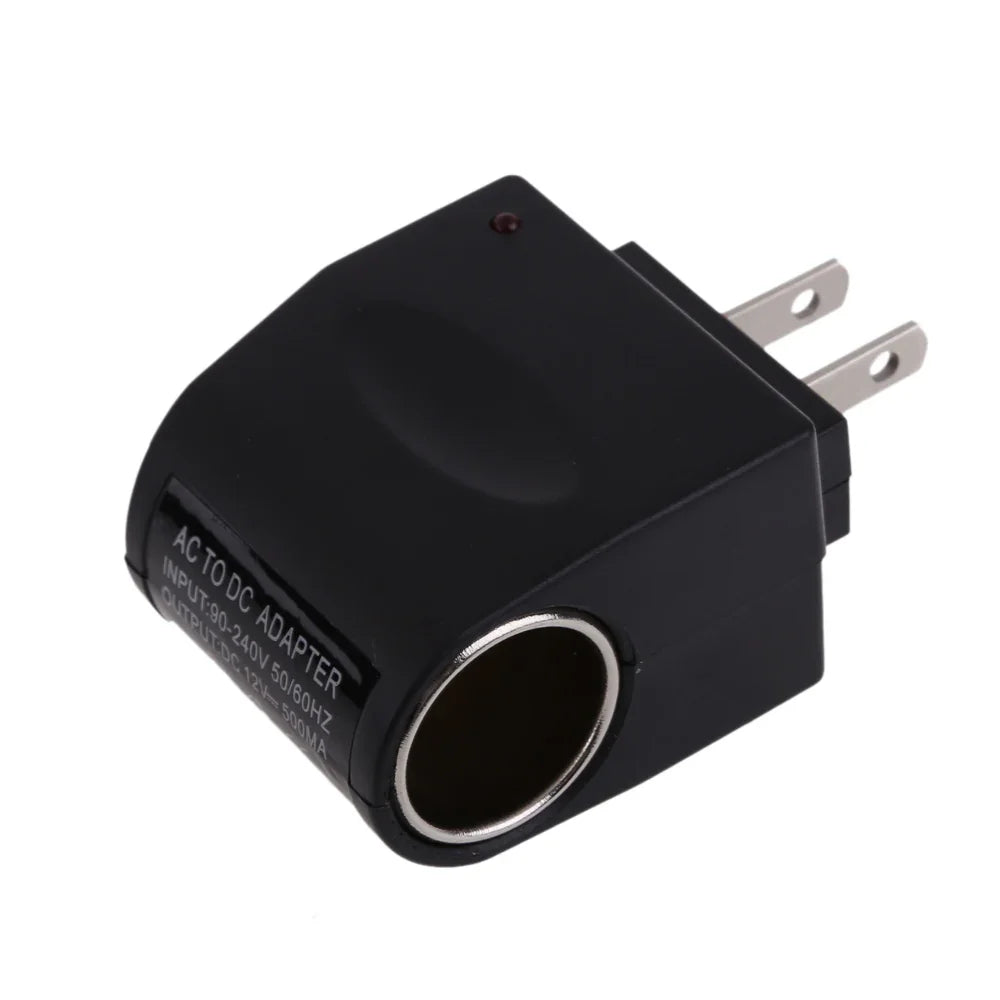 AC 110V-220V to DC 12V Car Cigarette Lighter Socket Adapter