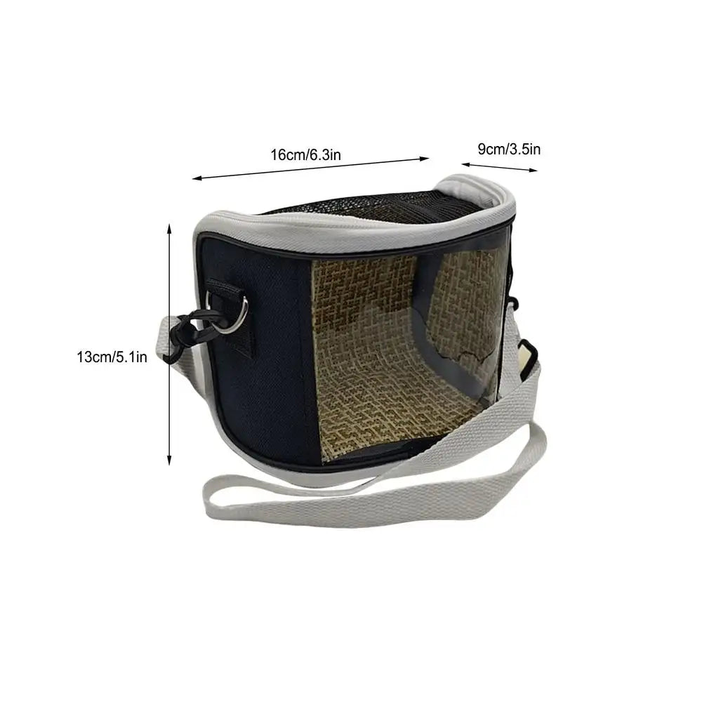 Breathable Bird Carrier Pouch Portable Travel Carrier for Lovebirds Cockatiels Macaw, Outdoor Carrying Bag for Vet Visit Walking Peaceful Pleasures Health and Wellness B
