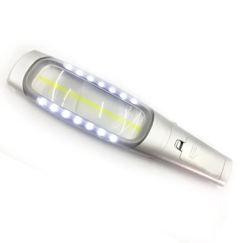 Magnifying Glass for Elderly People with Led Lights, Children's Reading Observation, High-Definition Handheld Magnifying Glass Peaceful Pleasures Health and Wellness 4X