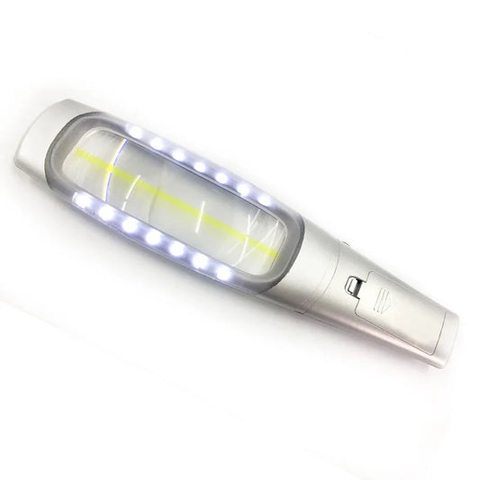 Magnifying Glass for Elderly People with Led Lights, Children's Reading Observation, High-Definition Handheld Magnifying Glass Peaceful Pleasures Health and Wellness 4X
