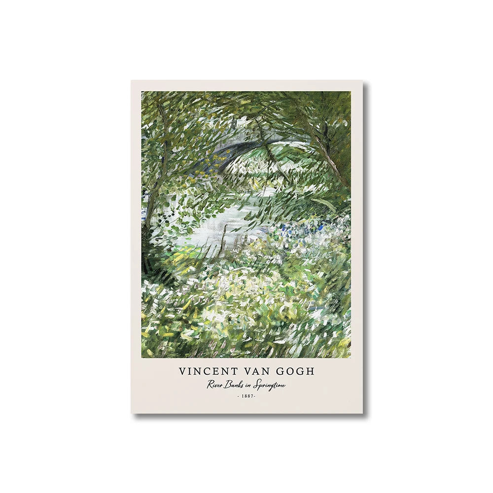 Vincent Van Gogh Writings Canvas Prints Painting Posters Great Work The Starry Night Poster Wall Art Living Room Bedroom Decor Peaceful Pleasures Health and Wellness CJ50906 55x75cm