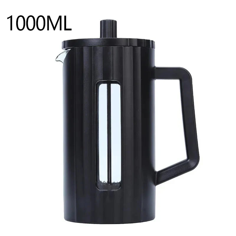 French Press Coffee Maker 600ml/1000ml – Borosilicate Glass