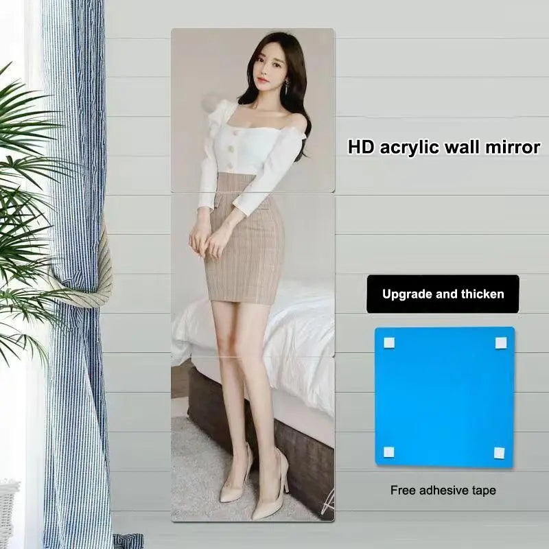Square Acrylic Mirror Wall Sticker – DIY Mosaic Tile Decal
