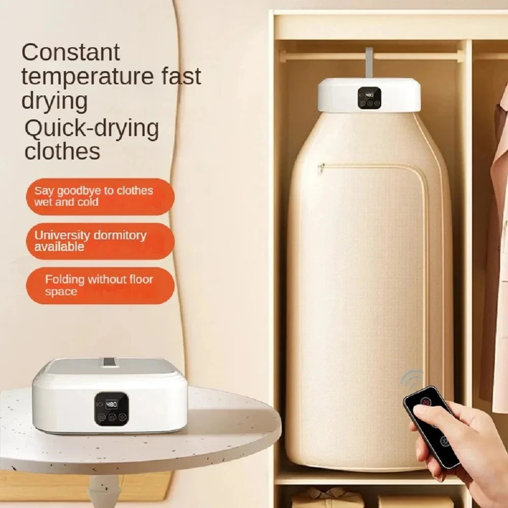 HOMEFISH Electric Clothes Dryer Cabinet with Remote & Timer